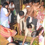 Touch Darshan by Devotees
